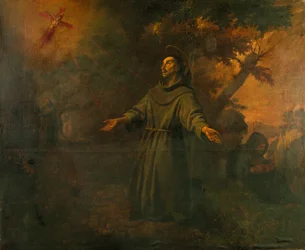 Der heilige Franziskus erhält die Stigmata